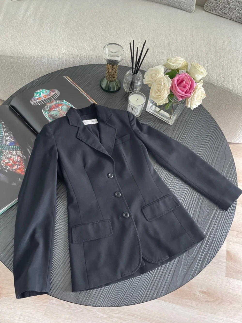 Dior Black Suit Jacket sz 38 $2750